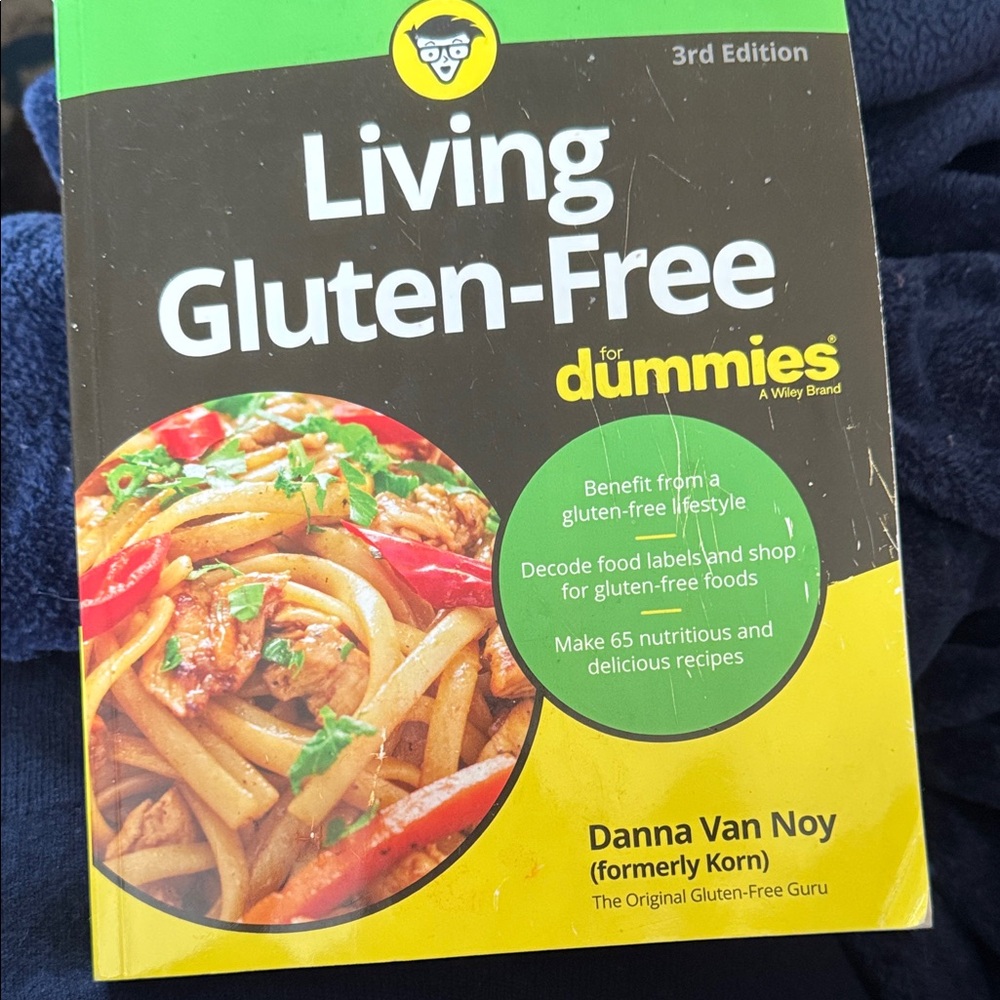 Living Gluten-Free for Dummies - Yellow Cover